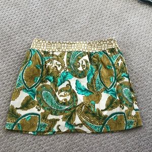 Milly silk mini skirt size 6